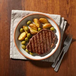 شريحة ستيك بالبطاطس