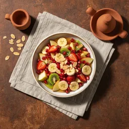 Fruit Salad with Honey and Almonds