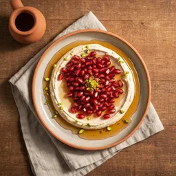 Pomegranate with Qishta and Honey