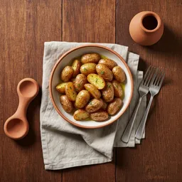 بطاطس مشوية بزيت الزيتون