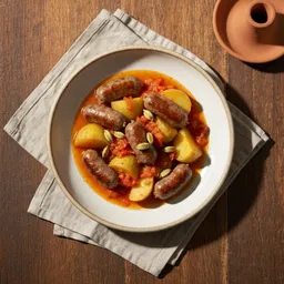 سجق بالبطاطس