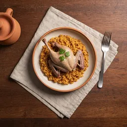 Stuffed Pigeon with Rice (Traditional Method)